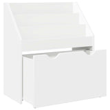 vidaXL Kinderboekenplank met lade Wit 60 x 29,5 x 69 cm Bewerkt hout