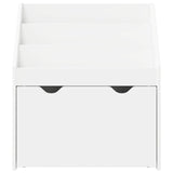 vidaXL Kinderboekenplank met lade Wit 60 x 29,5 x 69 cm Bewerkt hout