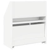 vidaXL Kinderboekenplank met lade Wit 60 x 29,5 x 69 cm Bewerkt hout