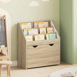 vidaXL Kinderboekenplank met lade Wit 60 x 29,5 x 69 cm Bewerkt hout