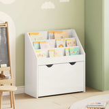 vidaXL Kinderboekenplank met lade Wit 60 x 29,5 x 69 cm Bewerkt hout