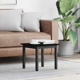 vidaXL Salontafel Zwart Eiken 40 x 40 x 36 cm Bewerkt hout