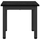 vidaXL Salontafel Zwart Eiken 40 x 40 x 36 cm Bewerkt hout