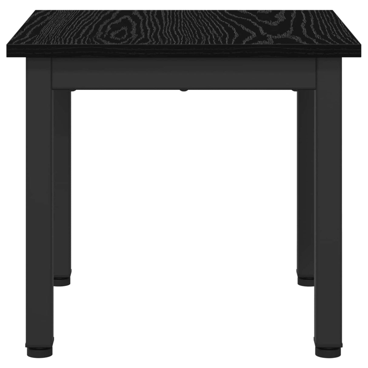 vidaXL Salontafel Zwart Eiken 40 x 40 x 36 cm Bewerkt hout