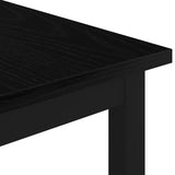 vidaXL Salontafel Zwart Eiken 40 x 40 x 36 cm Bewerkt hout