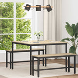 vidaXL Eettafels Bewerkt hout