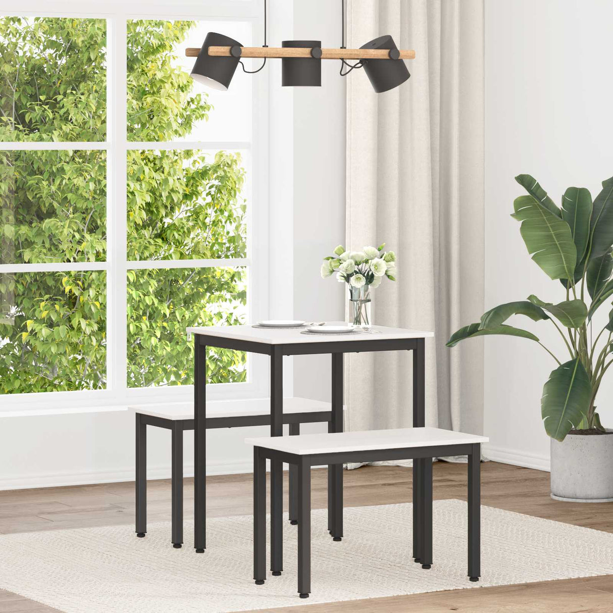 vidaXL Eettafel Naturel 200 x 100 x 75 cm Massief grenenhout