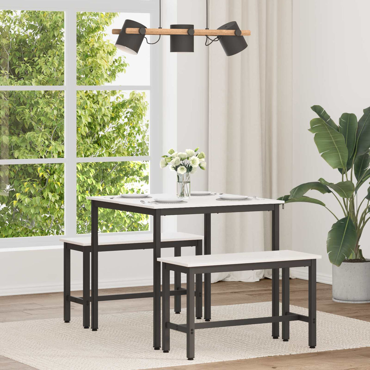 vidaXL Eettafel Naturel 200 x 100 x 75 cm Massief grenenhout