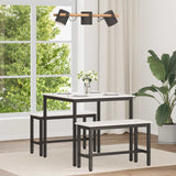 vidaXL Eettafel Naturel 200 x 100 x 75 cm Massief grenenhout