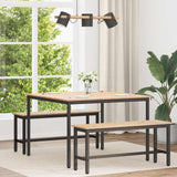 vidaXL Eettafel Naturel 200 x 100 x 75 cm Massief grenenhout
