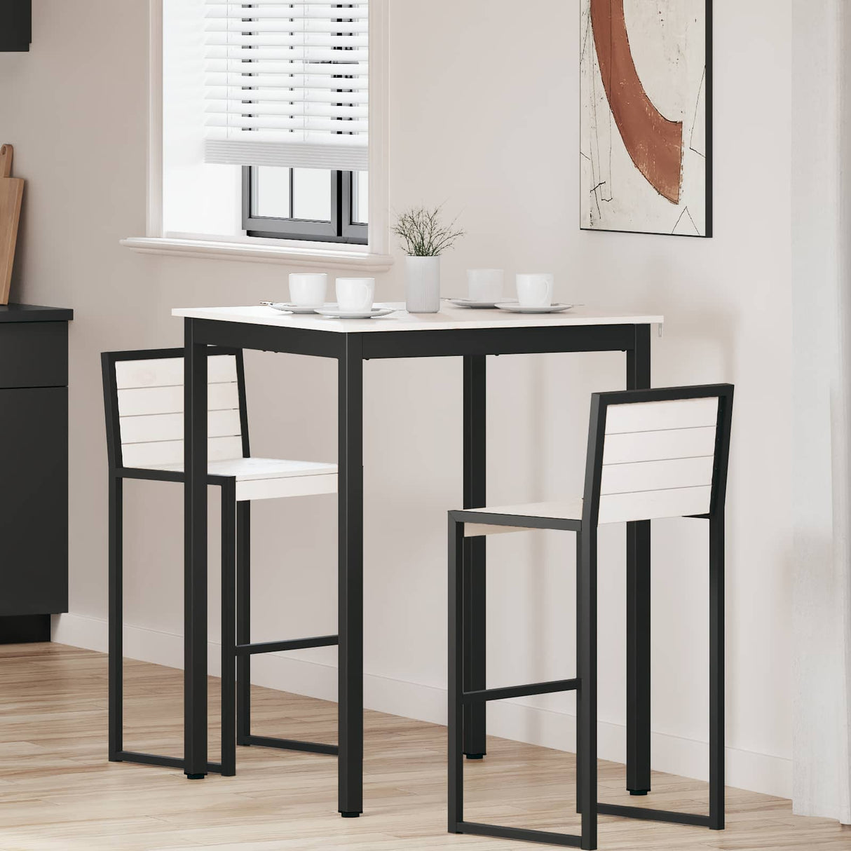 vidaXL Bartafel Naturel 110 x 55 x 105 cm Massief grenenhout