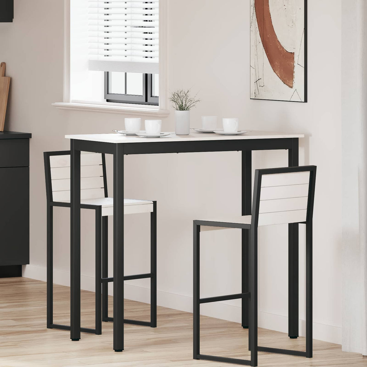 vidaXL Bartafel Naturel 110 x 55 x 105 cm Massief grenenhout