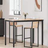 vidaXL Bartafel Naturel 110 x 55 x 105 cm Massief grenenhout