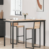 vidaXL Bartafel Naturel 110 x 55 x 105 cm Massief grenenhout