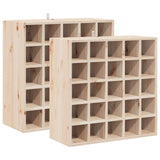 vidaXL Wijnkast 56x25x56 cm massief grenenhout
