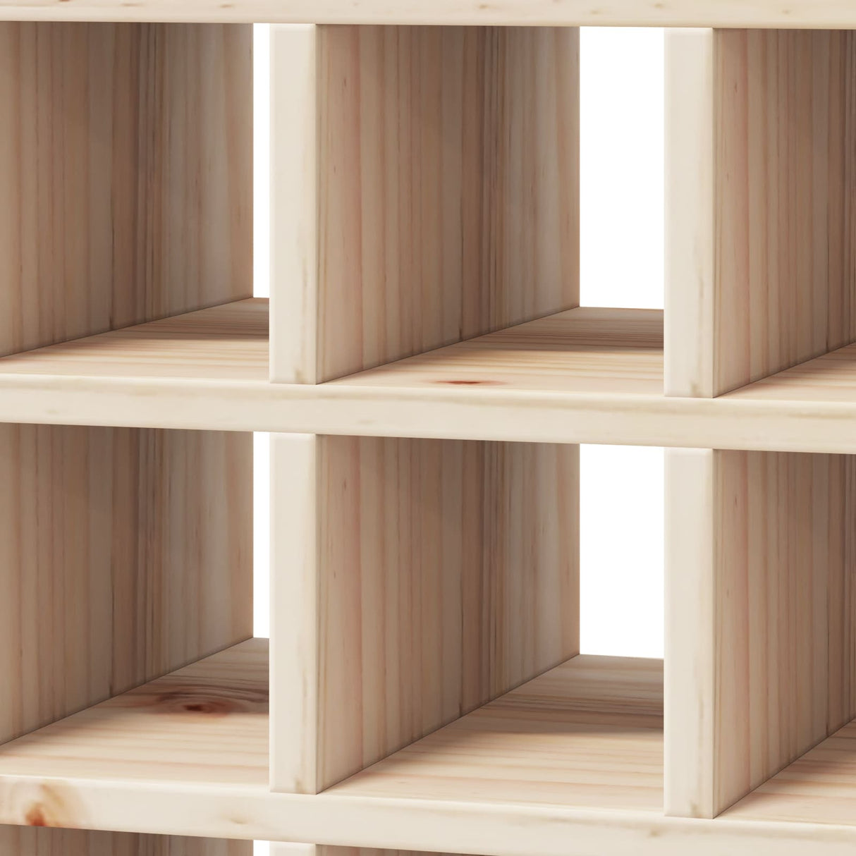 vidaXL Wijnkast 56x25x56 cm massief grenenhout