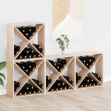 vidaXL Wijnkast 56x25x56 cm massief grenenhout