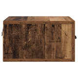 vidaXL Nachtkastje wandgemonteerd 35x35x20 cm wit