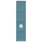 vidaXL Bed Tunnel 2 pcs Light Blue 211 x 52.5 x 2 cm Polyester