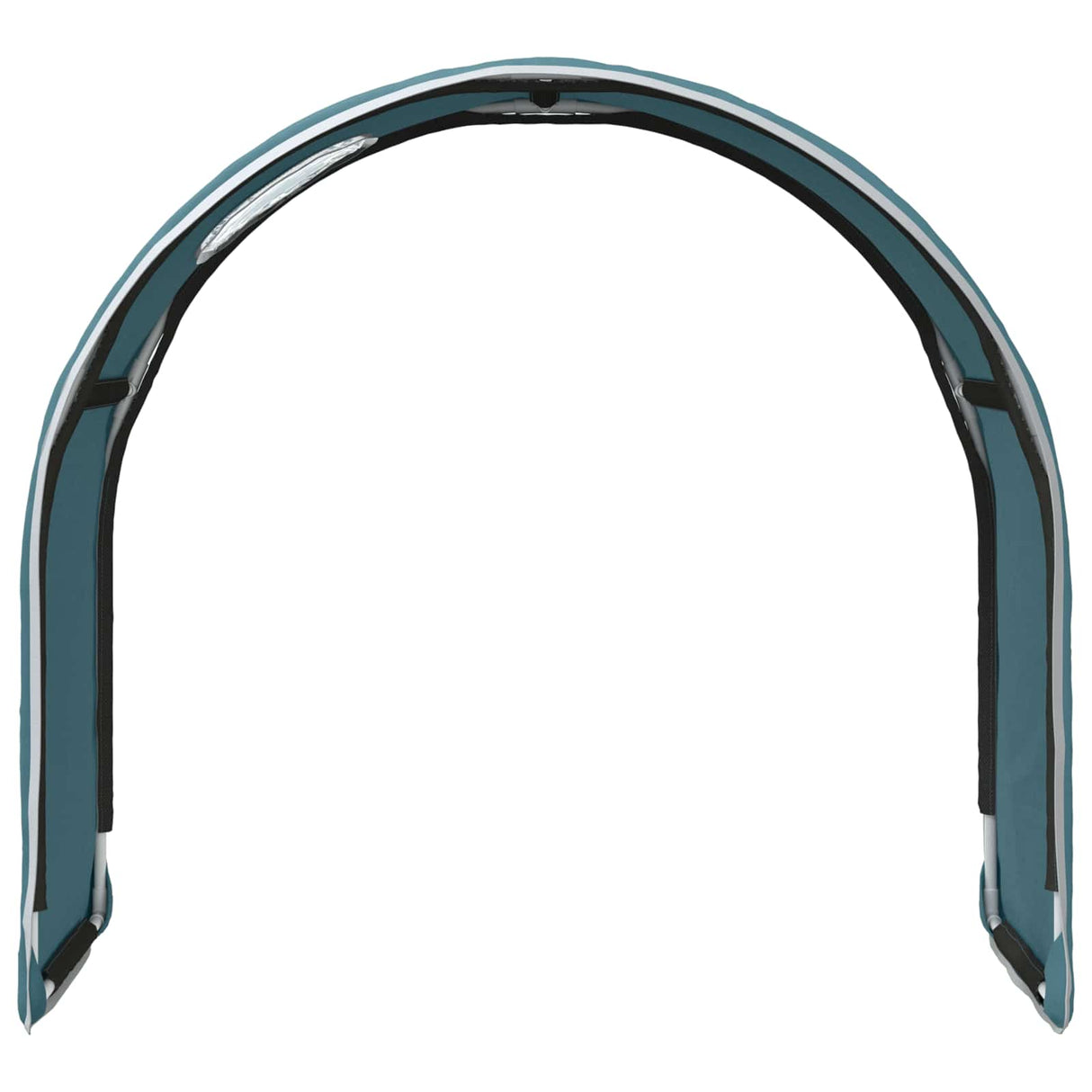 vidaXL Bed Tunnel 2 pcs Light Blue 211 x 52.5 x 2 cm Polyester