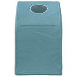 vidaXL Bed Tunnel 2 pcs Light Blue 211 x 52.5 x 2 cm Polyester