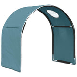 vidaXL Bed Tunnel 2 pcs Light Blue 211 x 52.5 x 2 cm Polyester