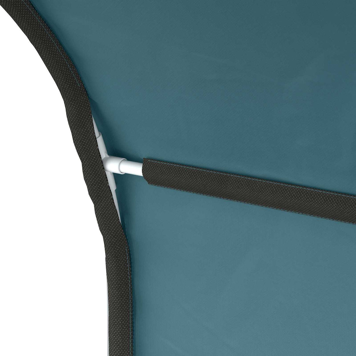 vidaXL Bed Tunnel 2 pcs Light Blue 211 x 52.5 x 2 cm Polyester