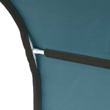 vidaXL Bed Tunnel 2 pcs Light Blue 211 x 52.5 x 2 cm Polyester