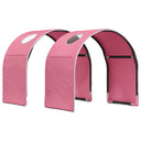 vidaXL Bed Tunnel 2 pcs Light Blue 211 x 52.5 x 2 cm Polyester
