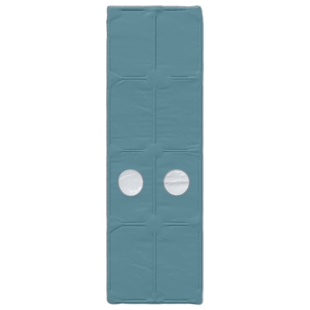 vidaXL Bed tunnel 2 pcs Light blue 211 x 67.5 x 2 cm Polyester
