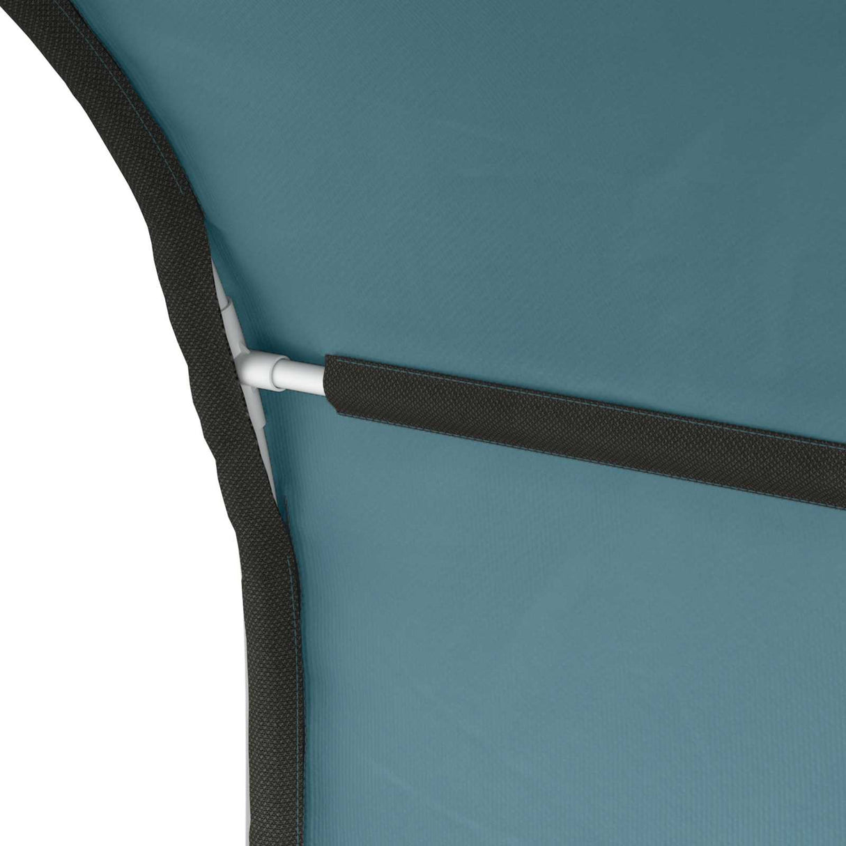 vidaXL Bed tunnel 2 pcs Light blue 211 x 67.5 x 2 cm Polyester