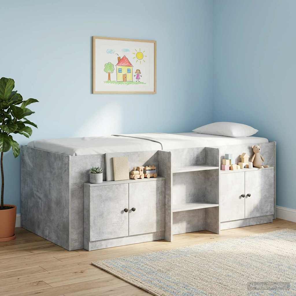vidaXL Storage cabinet for loft bed 2 pcs White 66x35x48 cm Engineered wood