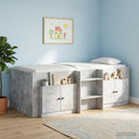 vidaXL Storage cabinet for loft bed 2 pcs White 66x35x48 cm Engineered wood