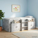 vidaXL Storage cabinet for loft bed 2 pcs White 66x35x48 cm Engineered wood