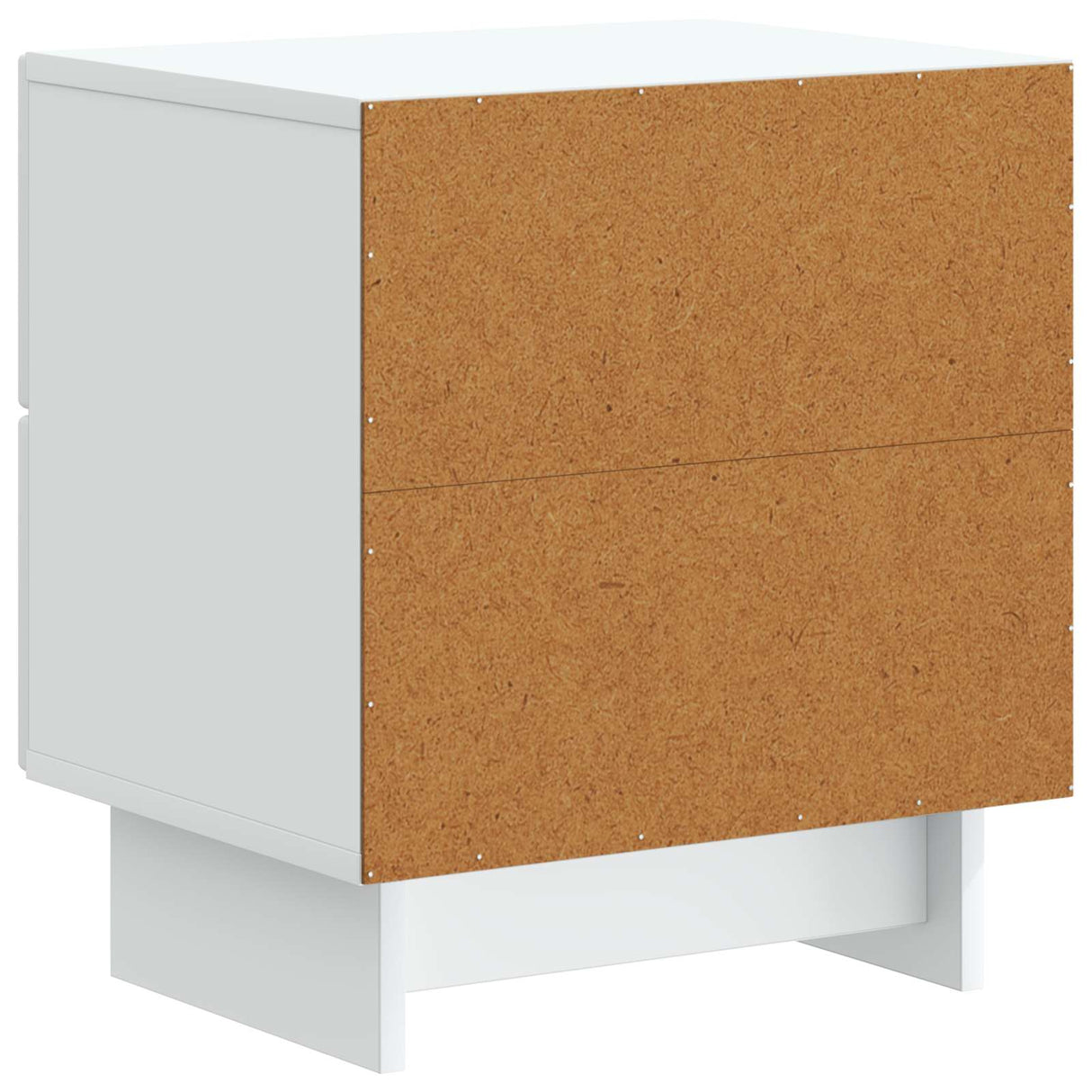 vidaXL Nightstand with Drawer White 43 x 34.5 x 47.5 cm Engineered Wood
