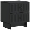 vidaXL Nightstand with Drawer White 43 x 34.5 x 47.5 cm Engineered Wood