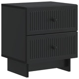 vidaXL Nightstand with Drawer White 43 x 34.5 x 47.5 cm Engineered Wood