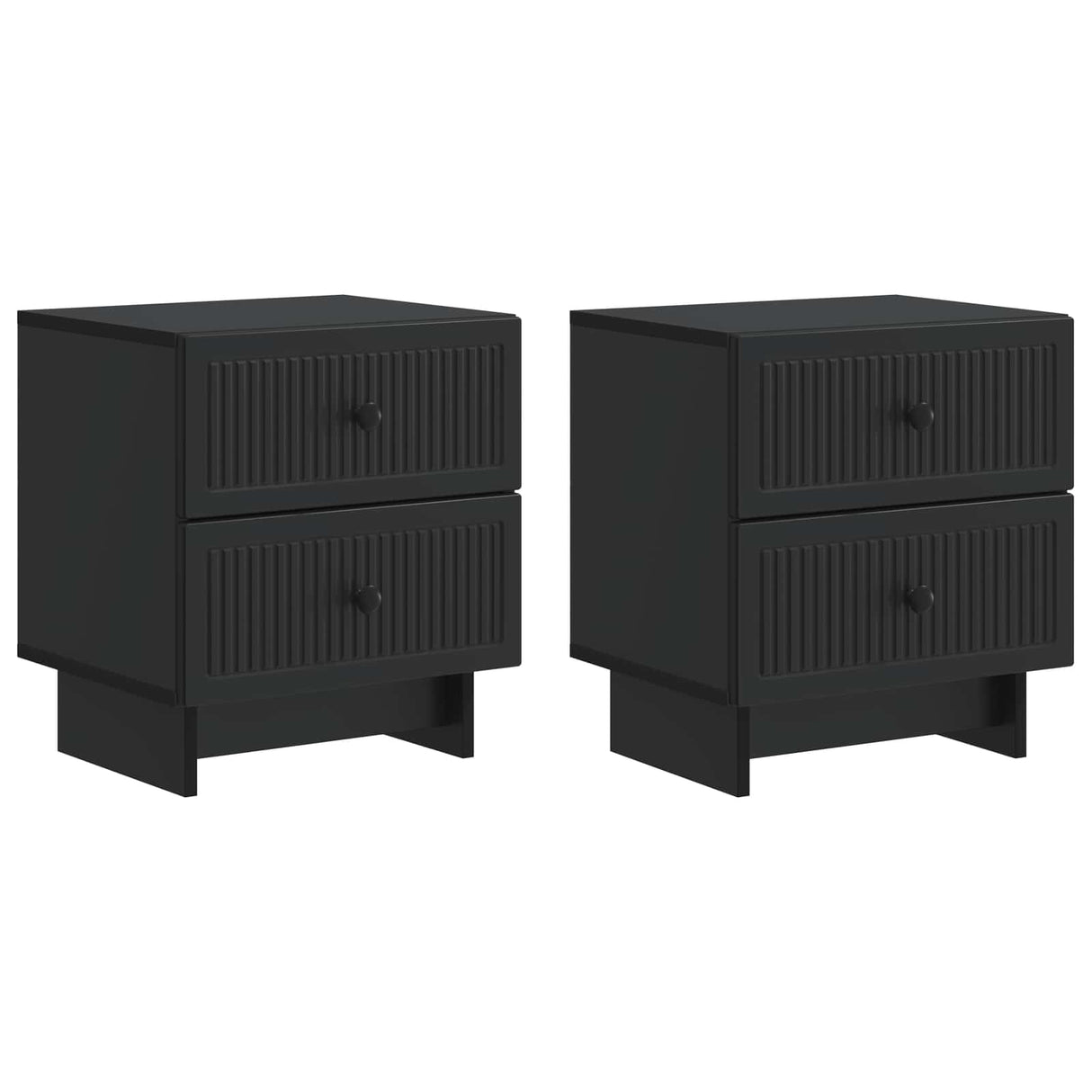 vidaXL Nightstand with Drawer White 43 x 34.5 x 47.5 cm Engineered Wood