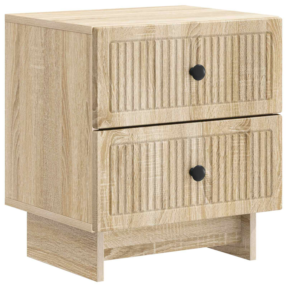 vidaXL Nightstand with Drawer White 43 x 34.5 x 47.5 cm Engineered Wood