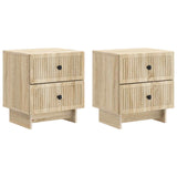 vidaXL Nightstand with Drawer White 43 x 34.5 x 47.5 cm Engineered Wood