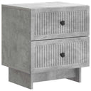 vidaXL Nightstand with Drawer White 43 x 34.5 x 47.5 cm Engineered Wood
