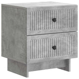 vidaXL Nightstand with Drawer White 43 x 34.5 x 47.5 cm Engineered Wood