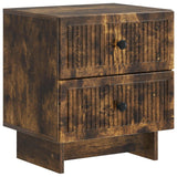 vidaXL Nightstand with Drawer White 43 x 34.5 x 47.5 cm Engineered Wood