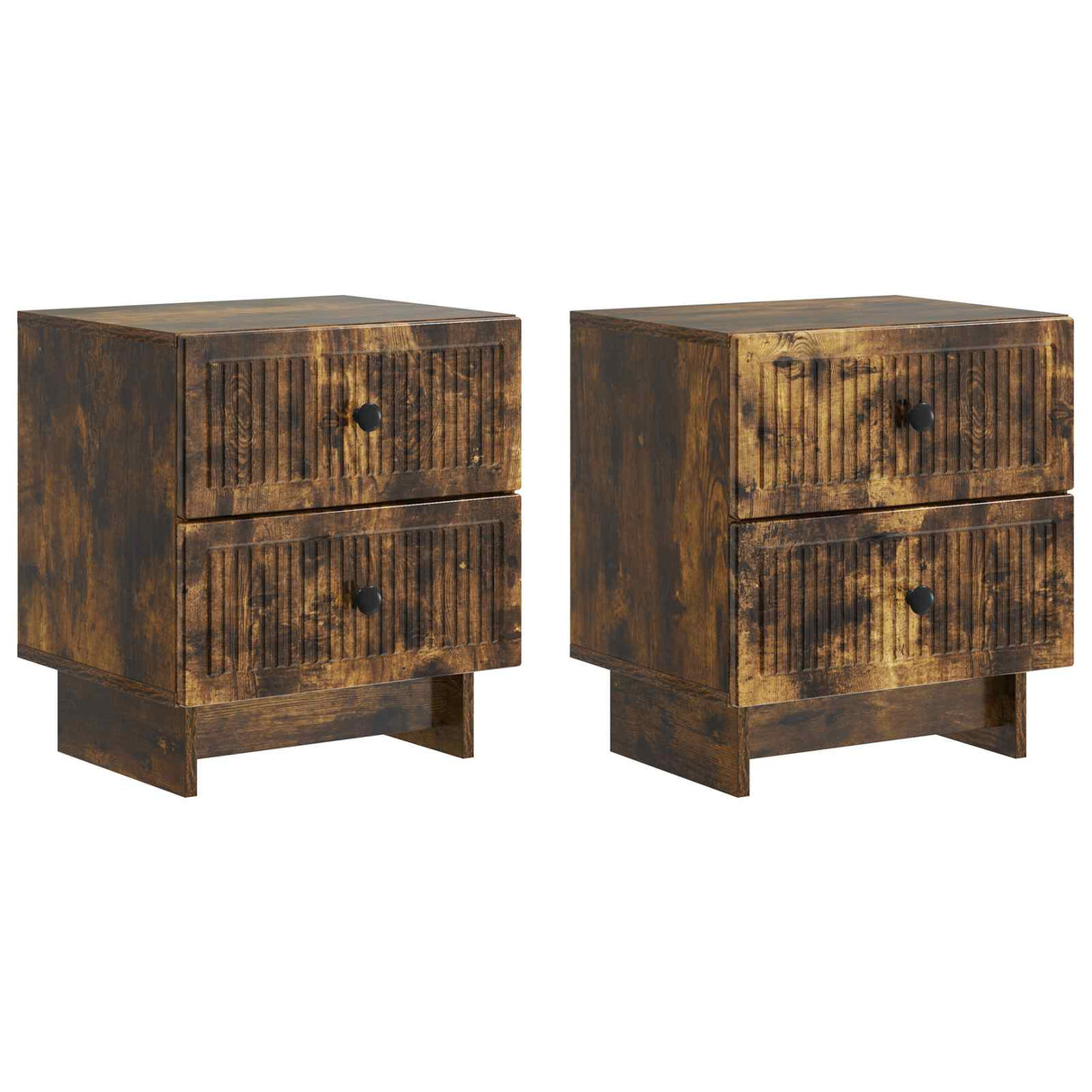 vidaXL Nightstand with Drawer White 43 x 34.5 x 47.5 cm Engineered Wood