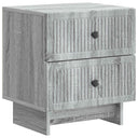 vidaXL Nightstand with Drawer White 43 x 34.5 x 47.5 cm Engineered Wood