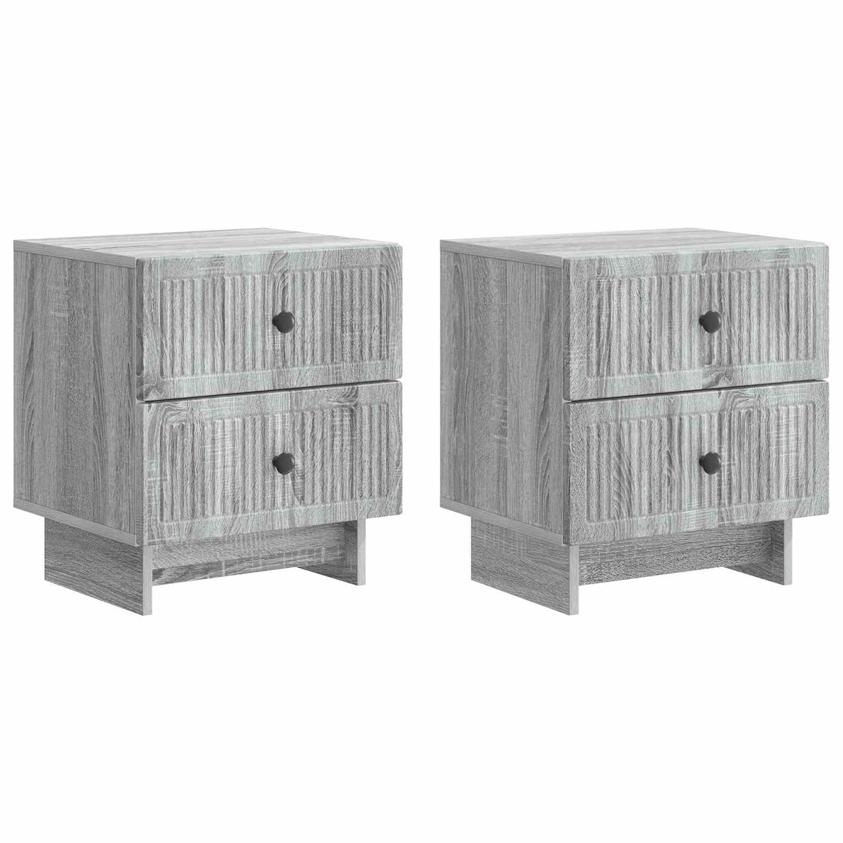 vidaXL Nightstand with Drawer White 43 x 34.5 x 47.5 cm Engineered Wood