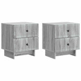 vidaXL Nightstand with Drawer White 43 x 34.5 x 47.5 cm Engineered Wood