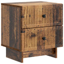 vidaXL Nightstand with Drawer White 43 x 34.5 x 47.5 cm Engineered Wood