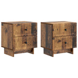 vidaXL Nightstand with Drawer White 43 x 34.5 x 47.5 cm Engineered Wood
