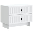 vidaXL Nachtkastje met lade Wit 62 x 34,5 x 47,5 cm Bewerkt hout
